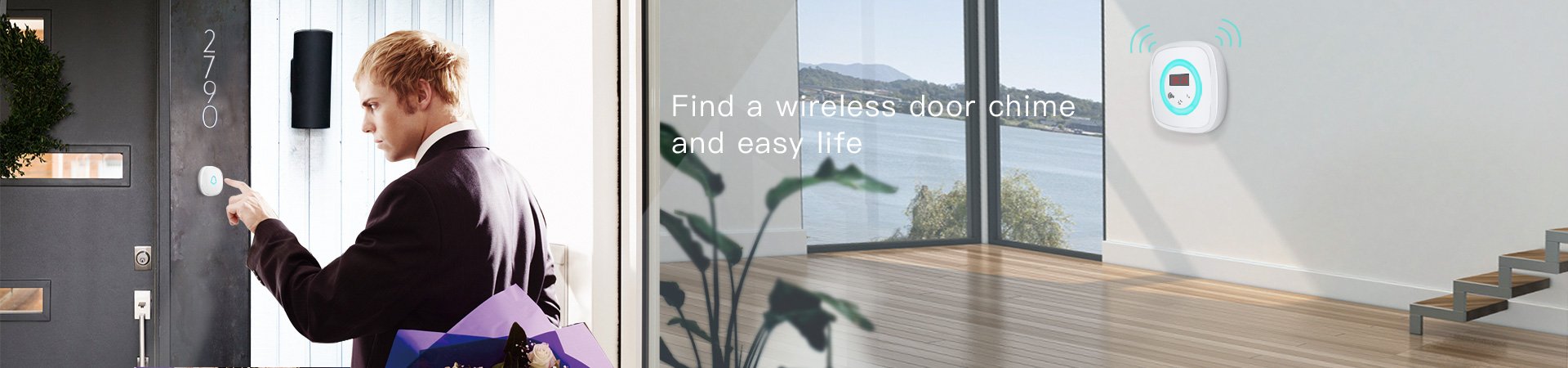 Find a wireless door chime and easy life
