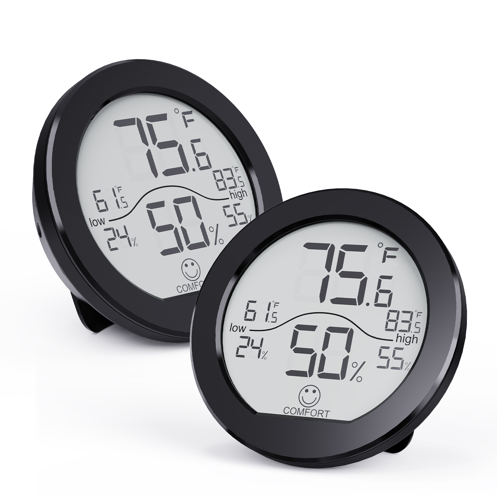 Household Indoor Temperature And Humidity Sensor Detector Alarm Hygrometer Thermometer